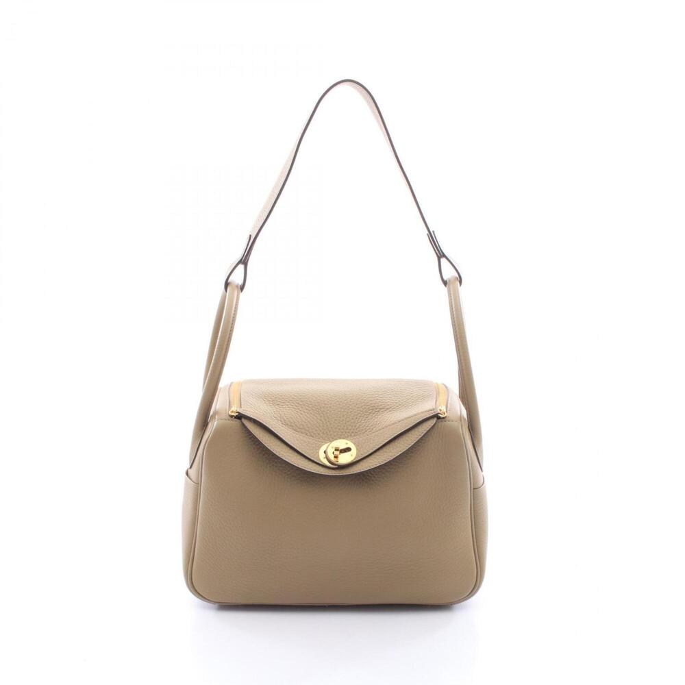 Hermes Lindy 26 Beige Malfa Shoulder Bag/Handbag, Taurillon Clemence Leather,...